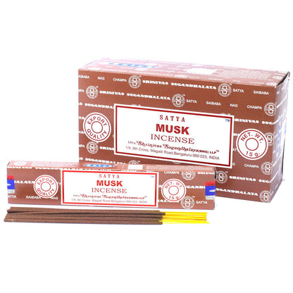 Encens Satya Musc 15 g - Sensuel & Terreux – photo 2