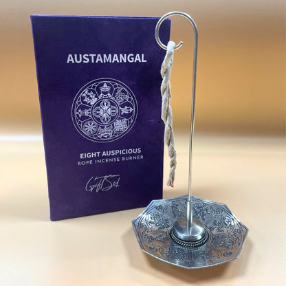 Encens Corde Astamangal & Porte-Encens Argenté - Set – photo 7