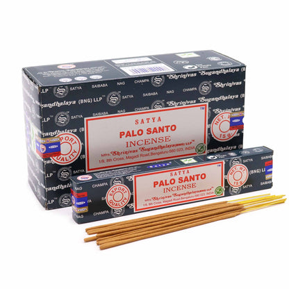 Encens Satya Palo Santo 15 g - Purification & Méditation