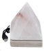 Lampe de sel de l'Himalaya USB pyramide 9 cm - lumière multicolore