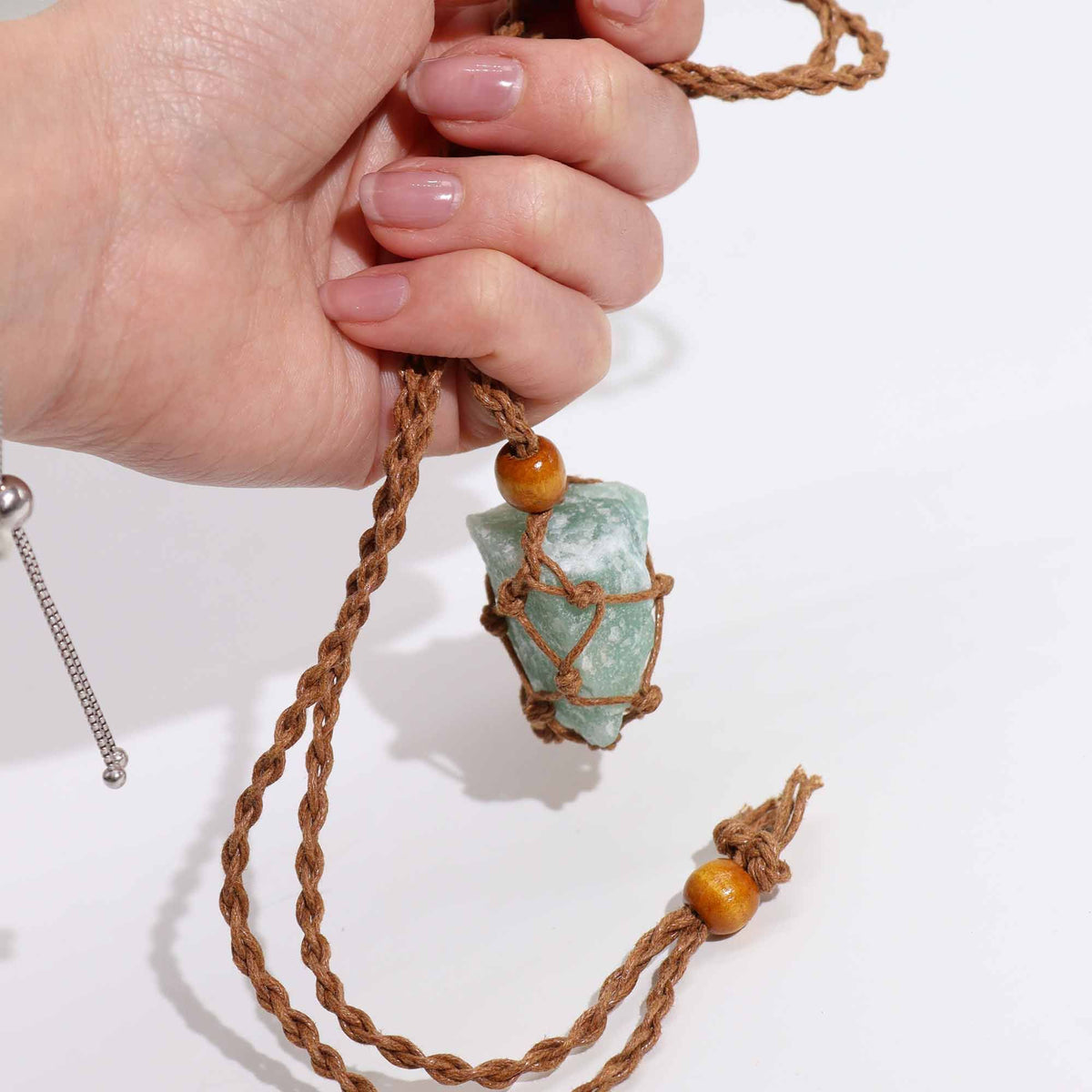 Cordon pour pendentif 45 cm - brown - photo 4