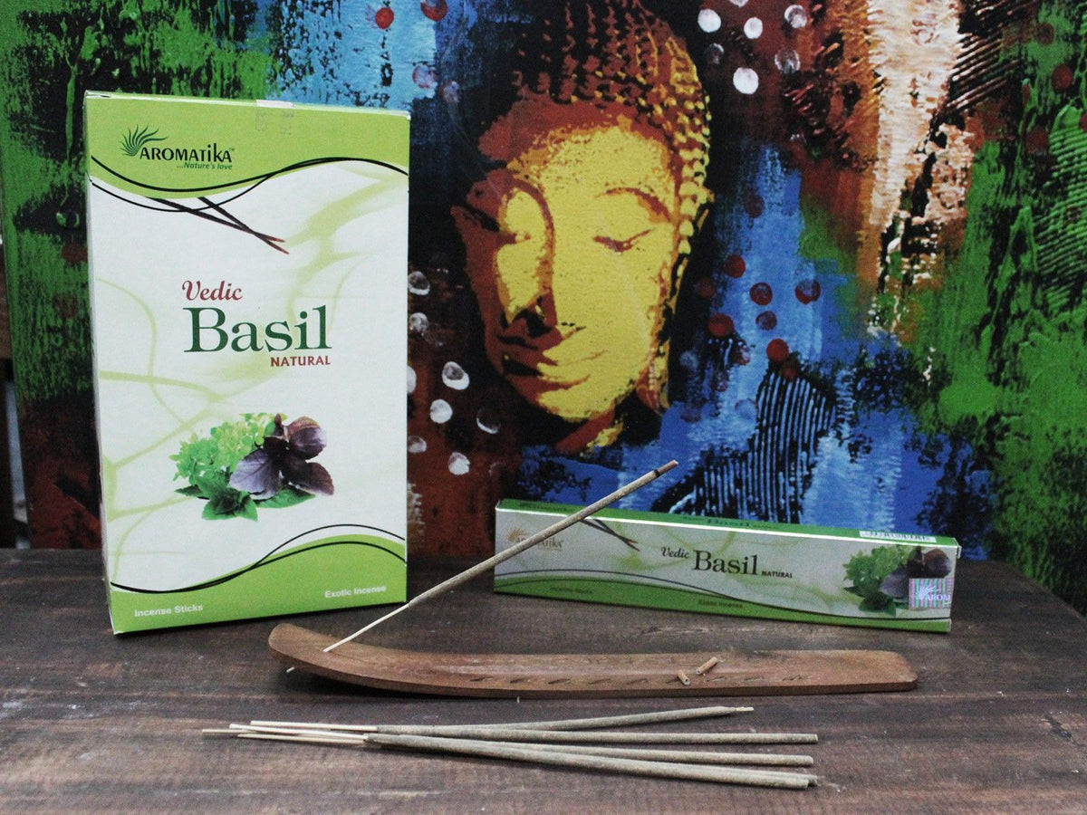 Encens Basilic Vedic - Concentration & Clarté Mentale – photo 2
