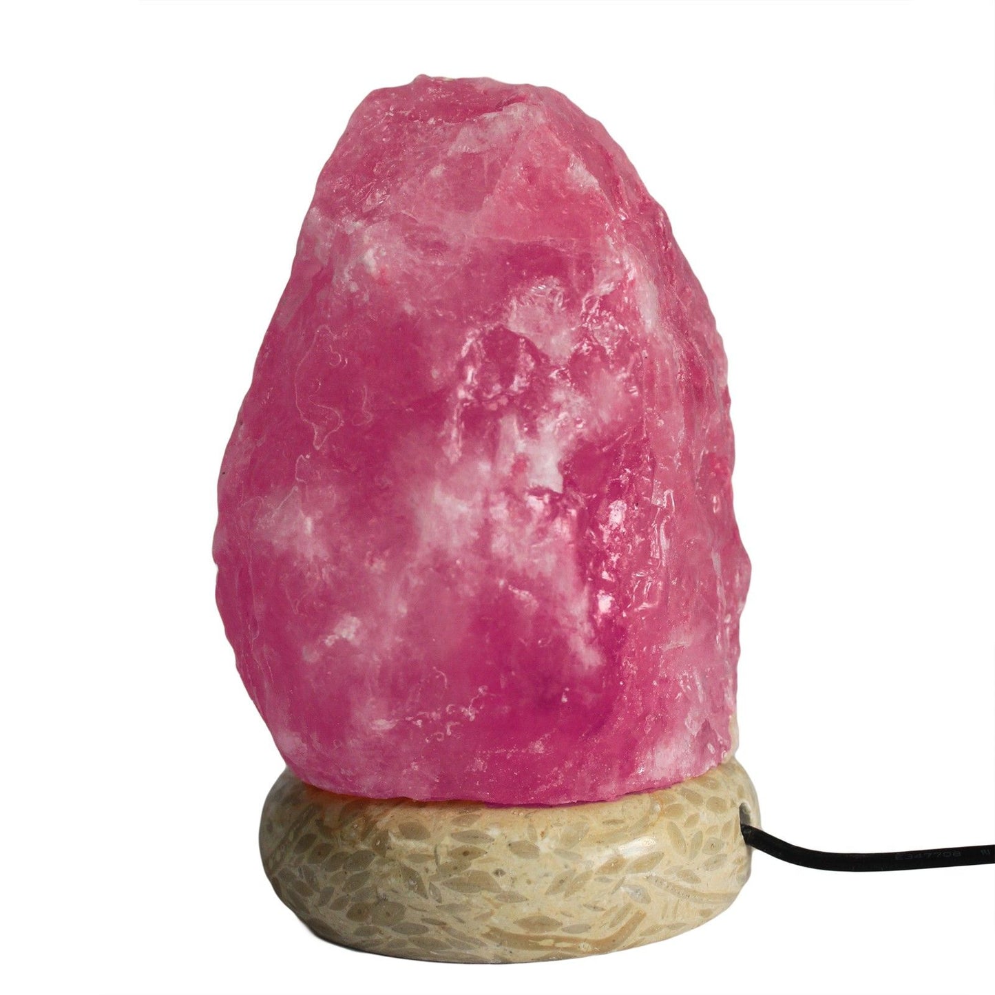 Lampe de sel de l'Himalaya USB 11,5 cm - lumière multicolore