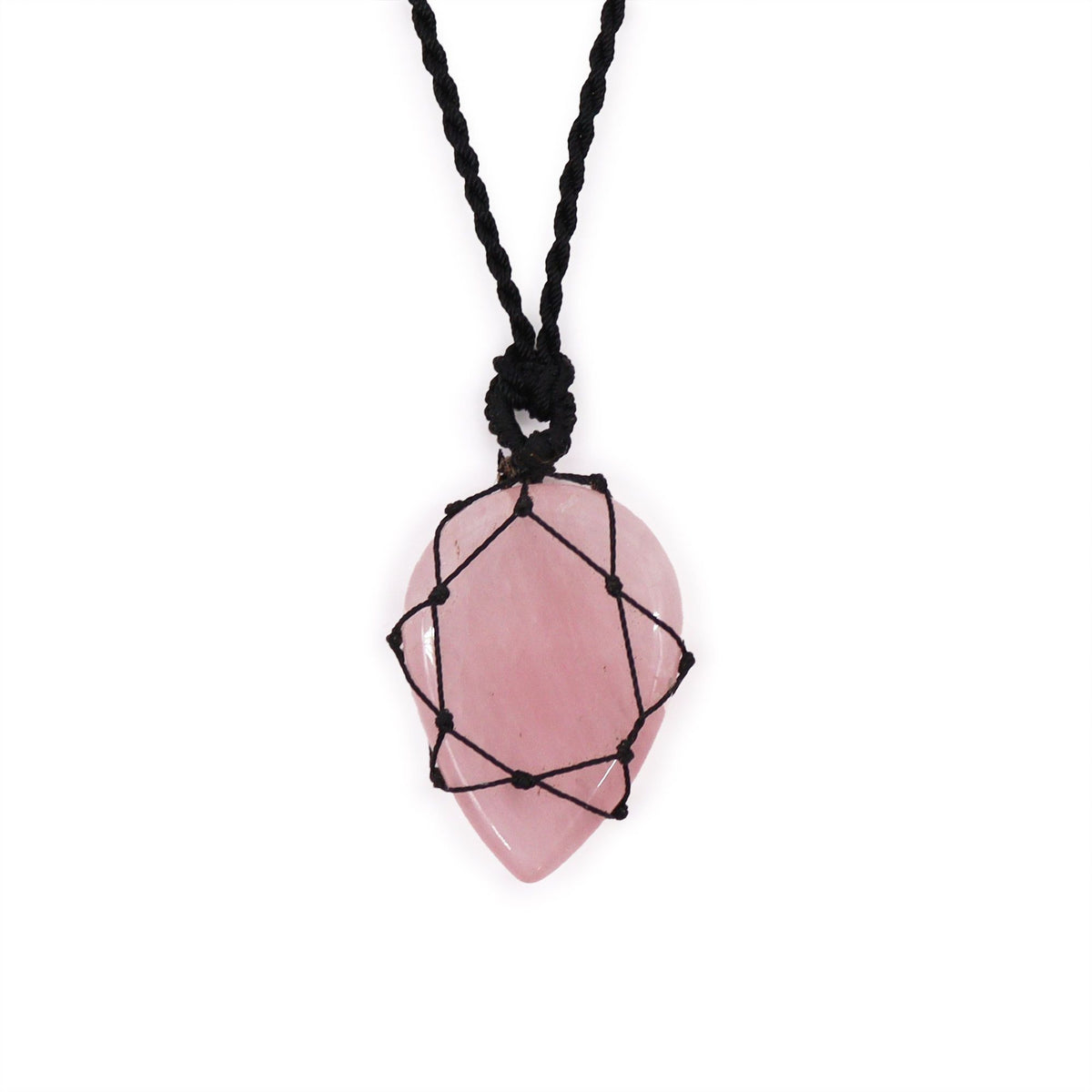 Pendentif Quartz Rose Larme - Amour & Chakra Cœur – photo 3