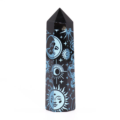 Pointe d'Obsidienne Noire - Mystic Story - sky blue - photo 3