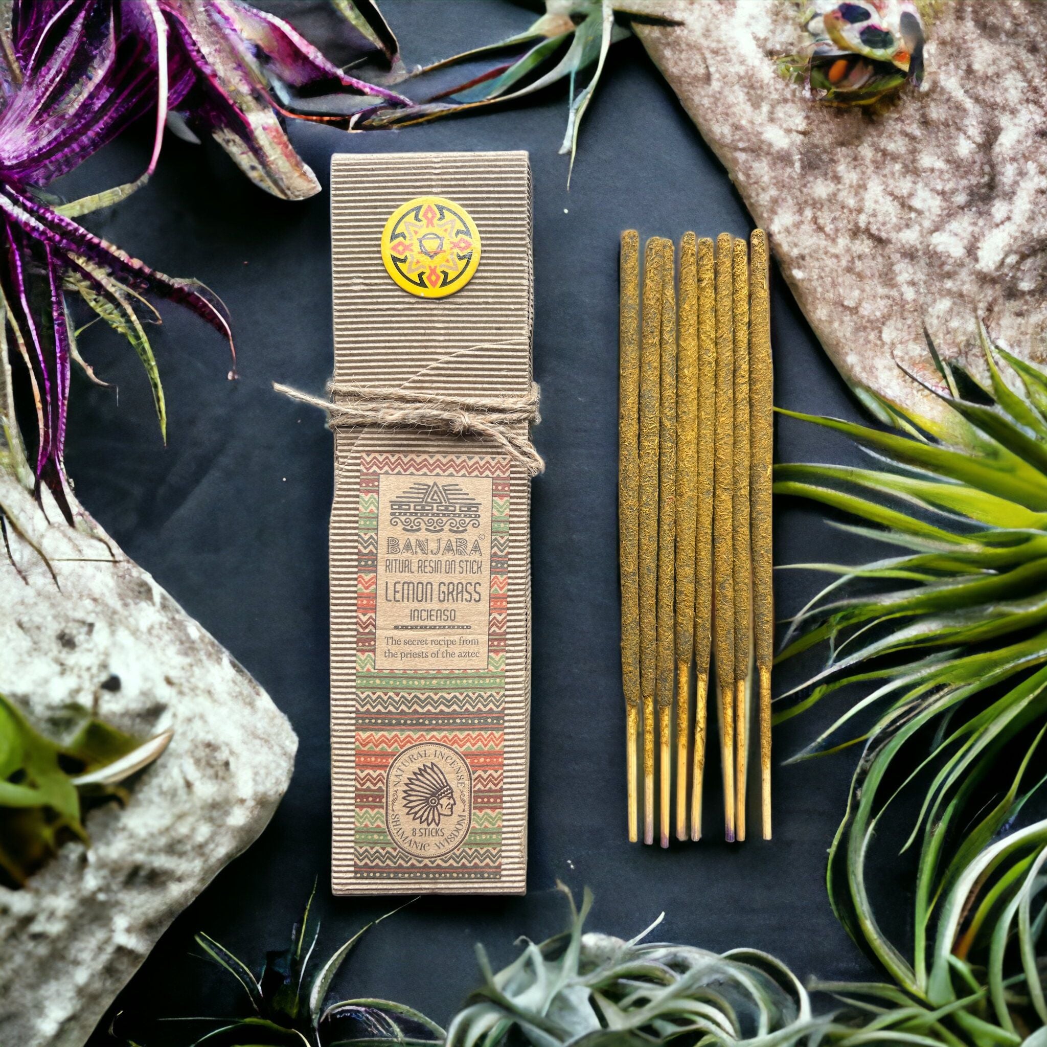 Résines Rituelles sur Bâton - Coffret 6 Encens Naturels – photo 9