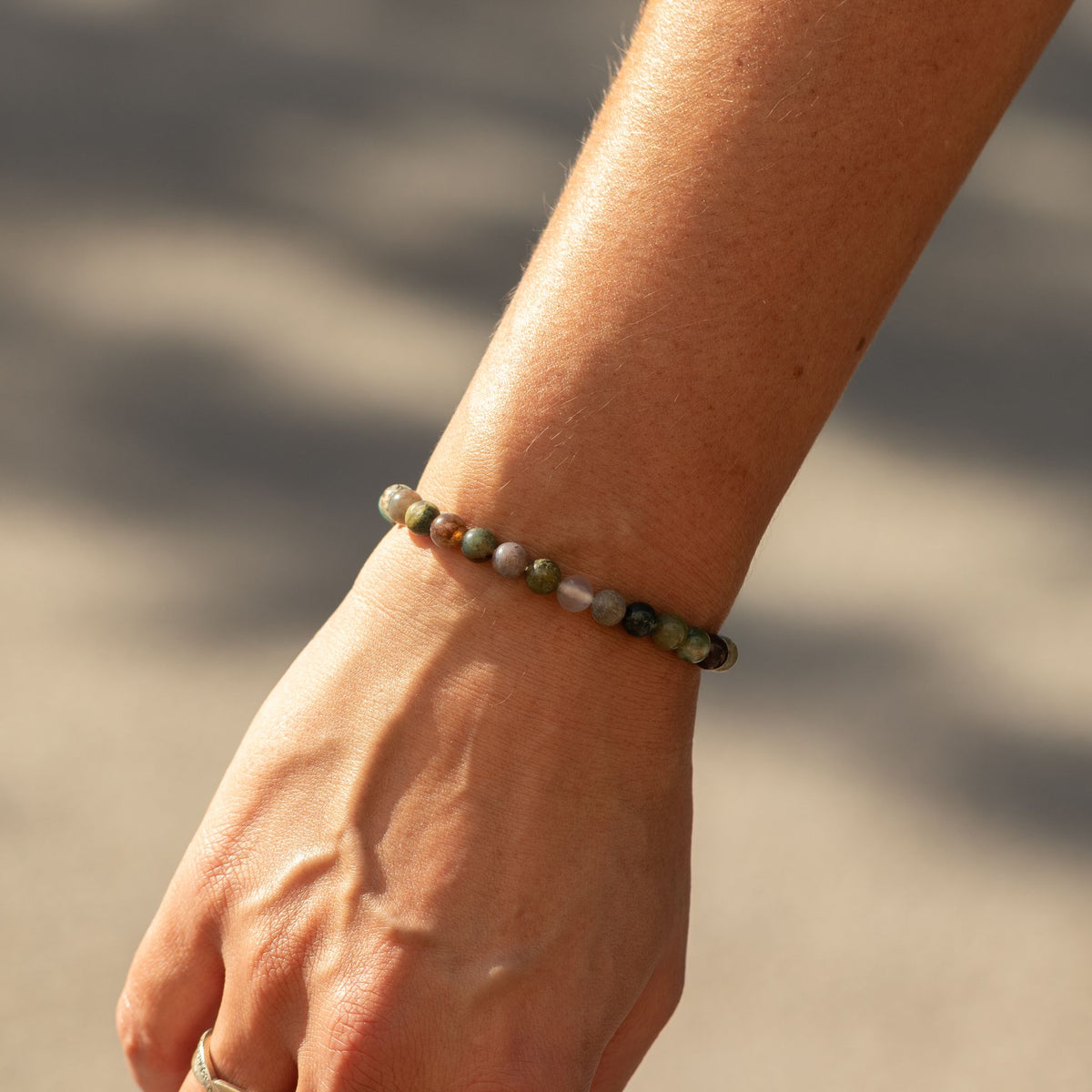 Bracelet Agate Mousse — Perles de 6 mm - photo 3