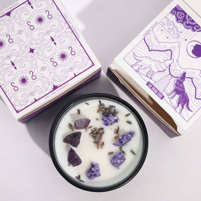 Bougie Florale Améthyste et Lavande — La Lune - photo 4