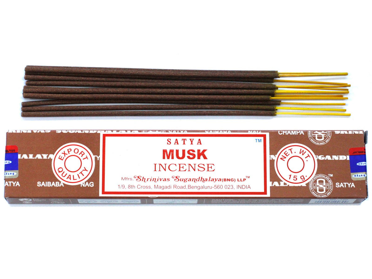Encens Satya Musc 15 g - Sensuel & Terreux – photo 3
