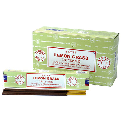 Encens Satya Lemongrass 15g - Énergie & Sérénité – photo 2