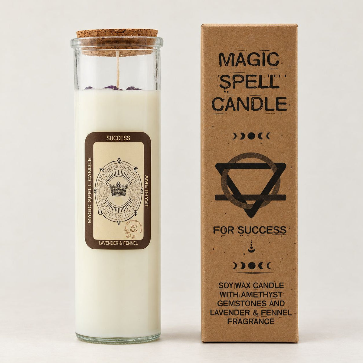 Bougie Magique Succès — Améthyste, Lavande & Fenouil - photo 7