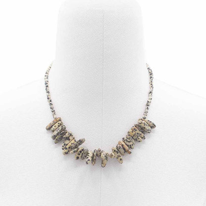 Collier Pierre Dalmatienne Longstone - Joie & Ancrage