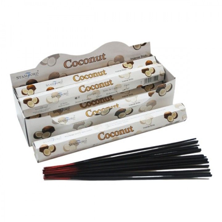 Encens Noix de Coco Premium - Bâtons Aromatiques