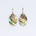 Boucles d'Oreilles Abalone & Argent 925 - Tong Nacre Bali
