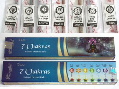 Bâtons d'Encens 7 Chakras Védique - Masala Artisanal – photo 3