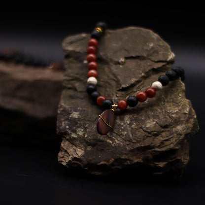 Collier Pierre de Lave Volcanique - Protection & Ancrage – photo 3
