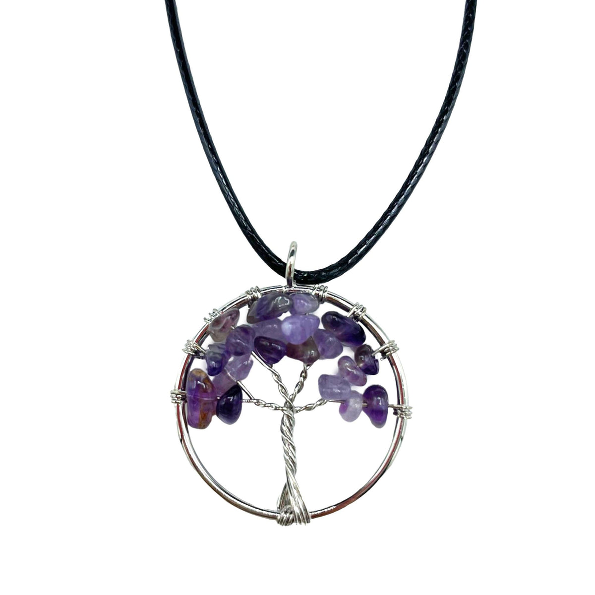 Pendentif Arbre de Vie Améthyste — Anti-Stress & Intuition – photo 2
