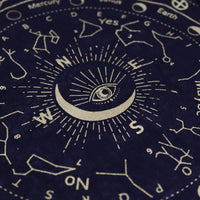 Pendule — Tapis Divination Œil Omniscient Noir & Or – photo 3