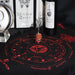 Tapis Divination Papillon Mystique Noir & Rouge Sang