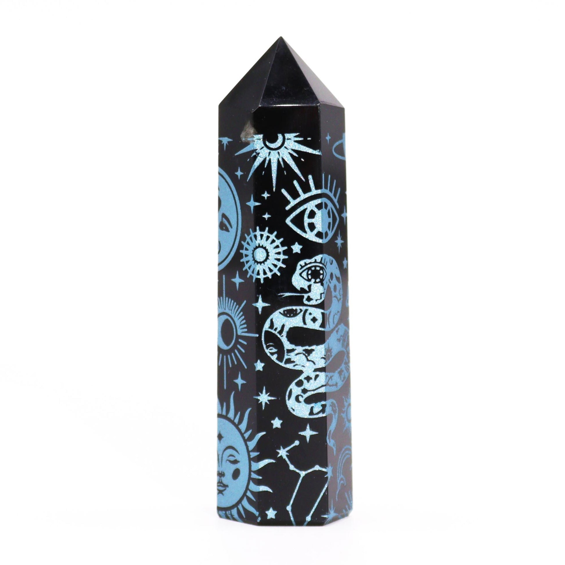 Pointe d'Obsidienne Noire - Mystic Story - sky blue - photo 4
