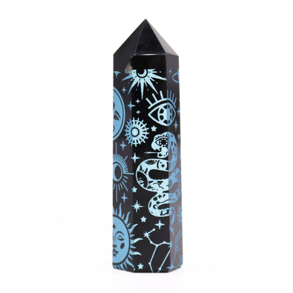 Pointe d'Obsidienne Noire - Mystic Story - sky blue - photo 4
