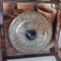 Gong Balinais Dragon 80cm — Support Sculpté Anthracite – photo 4
