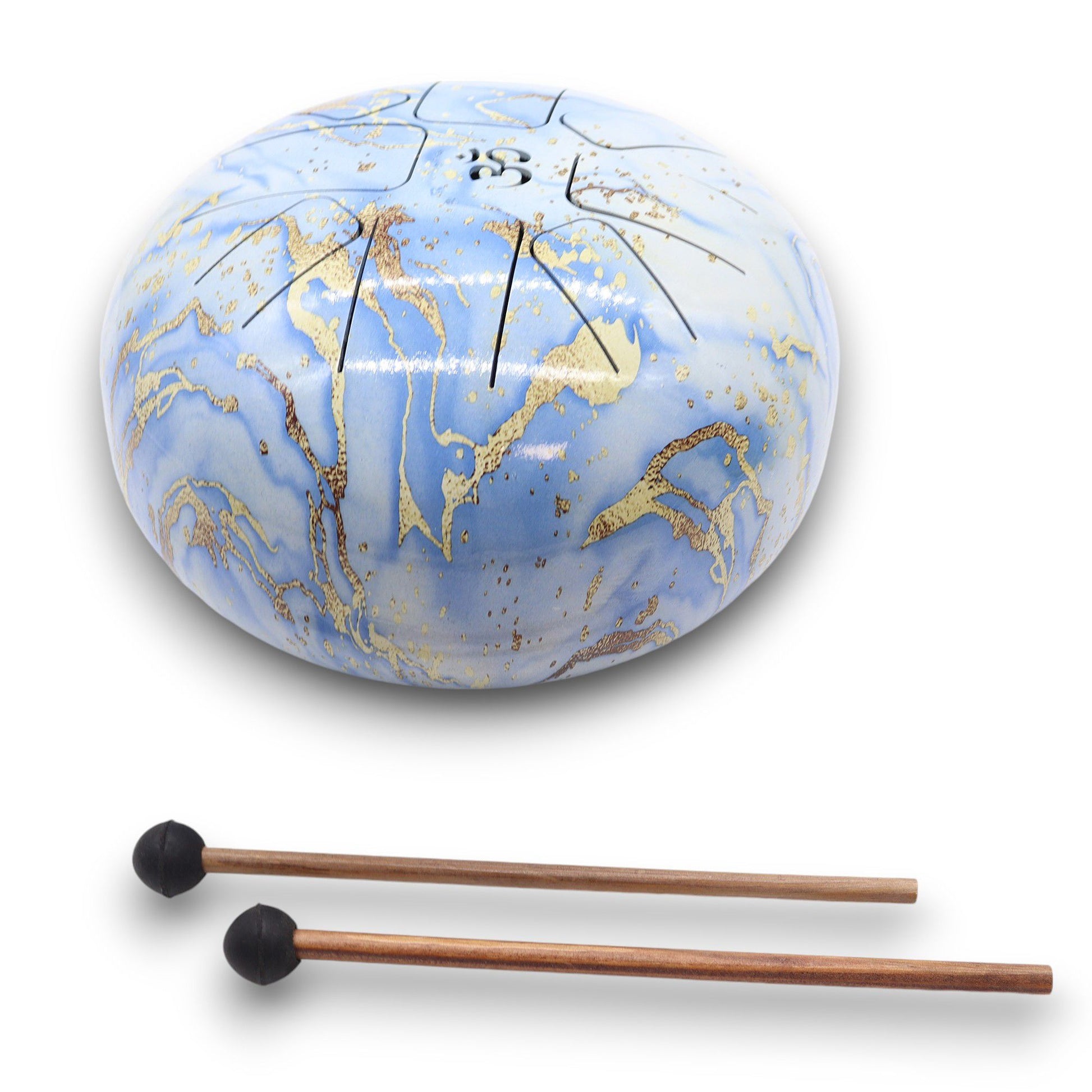 Steel Tongue Drum Happy Drum Blue Sky - 22x18cm – photo 4