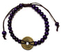Bracelet Bali Feng Shui porte-bonheur - purple