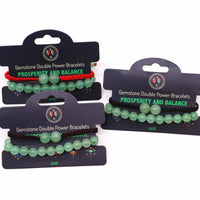 Bracelet double énergie - Jade