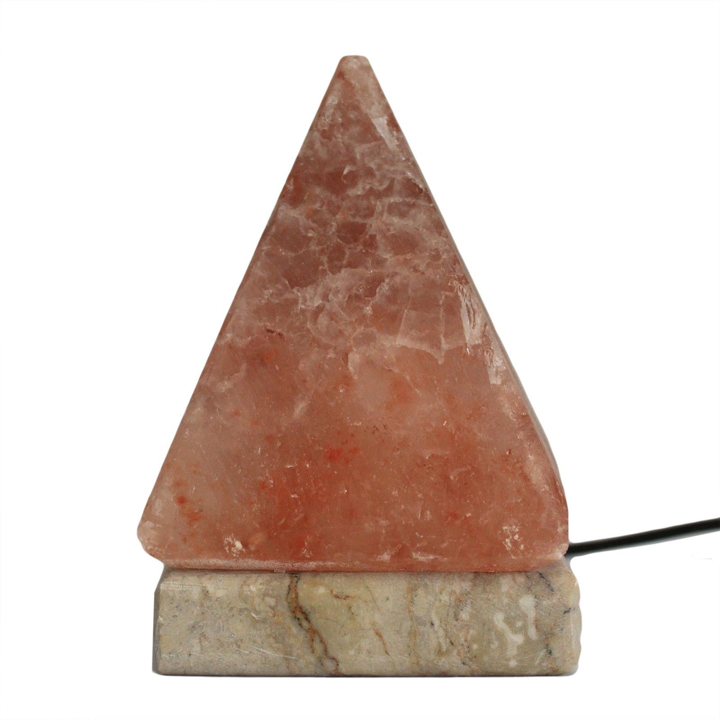 Lampe de sel de l'Himalaya - Pyramide USB 9 cm multicolore