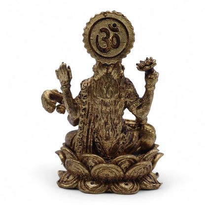 Statuette Saraswati en Laiton — Miniature — 5 cm - photo 3