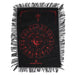 Tissu Divination Œil Omniscient — Noir & Rouge Sang