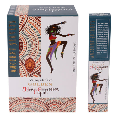 Encens Golden Copal & Nag Champa 15g - Résine Sacrée