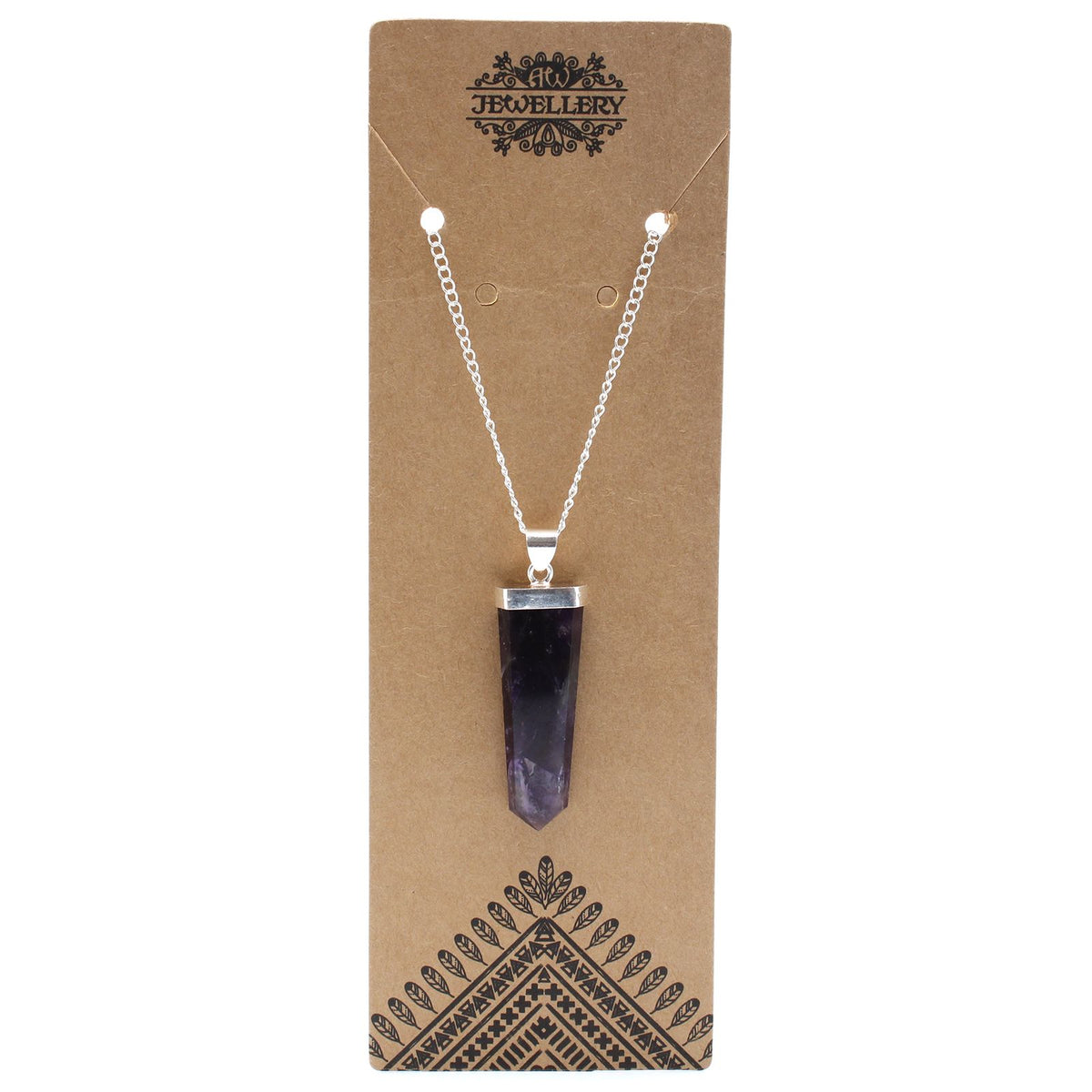 Pendentif Crayon plat - Améthyste – photo 3