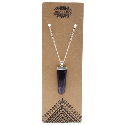 Pendentif Crayon plat - Améthyste – photo 3