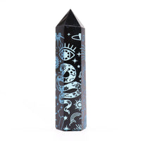 Pointe d'Obsidienne Noire - Mystic Story - sky blue - photo 5