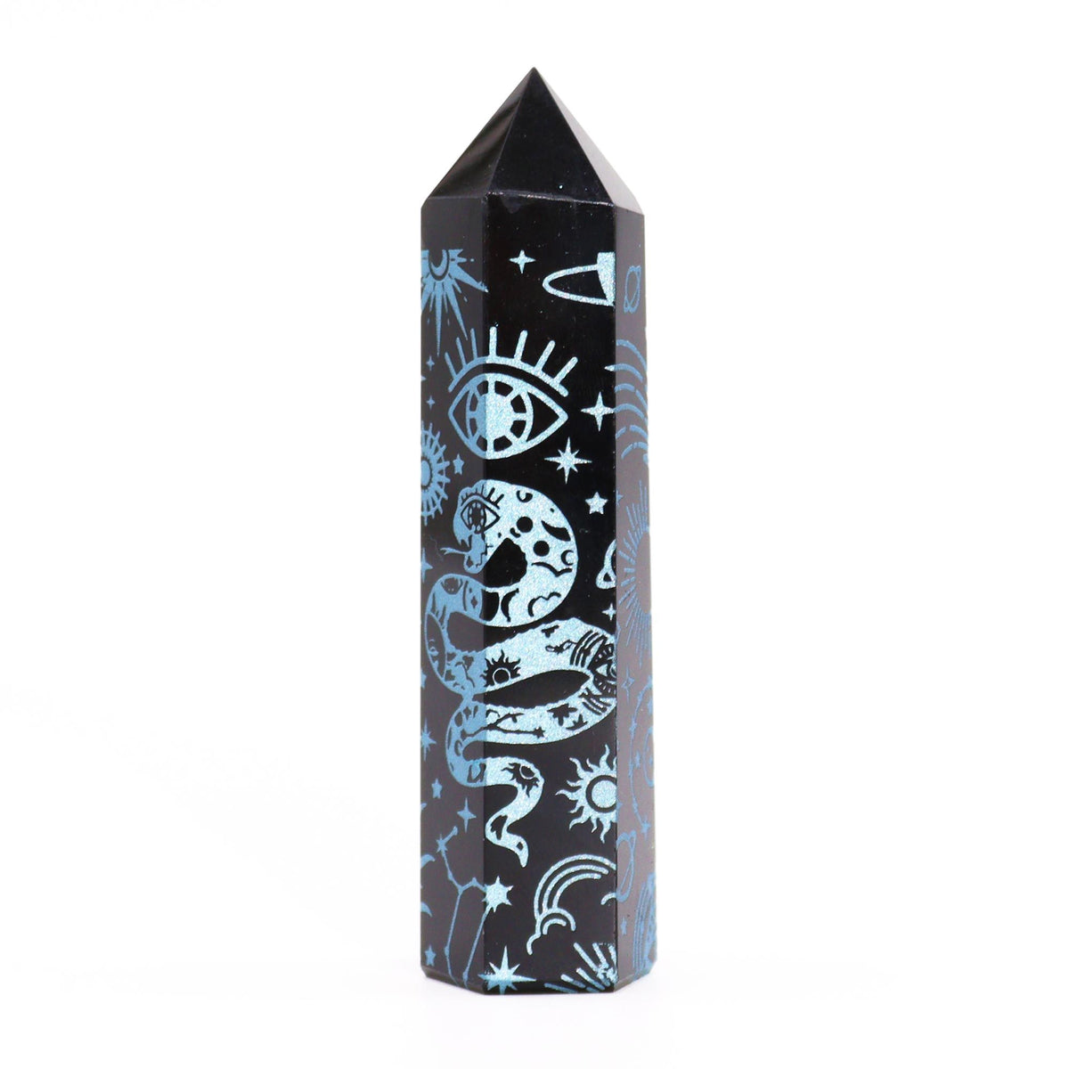 Pointe d'Obsidienne Noire - Mystic Story - sky blue - photo 5