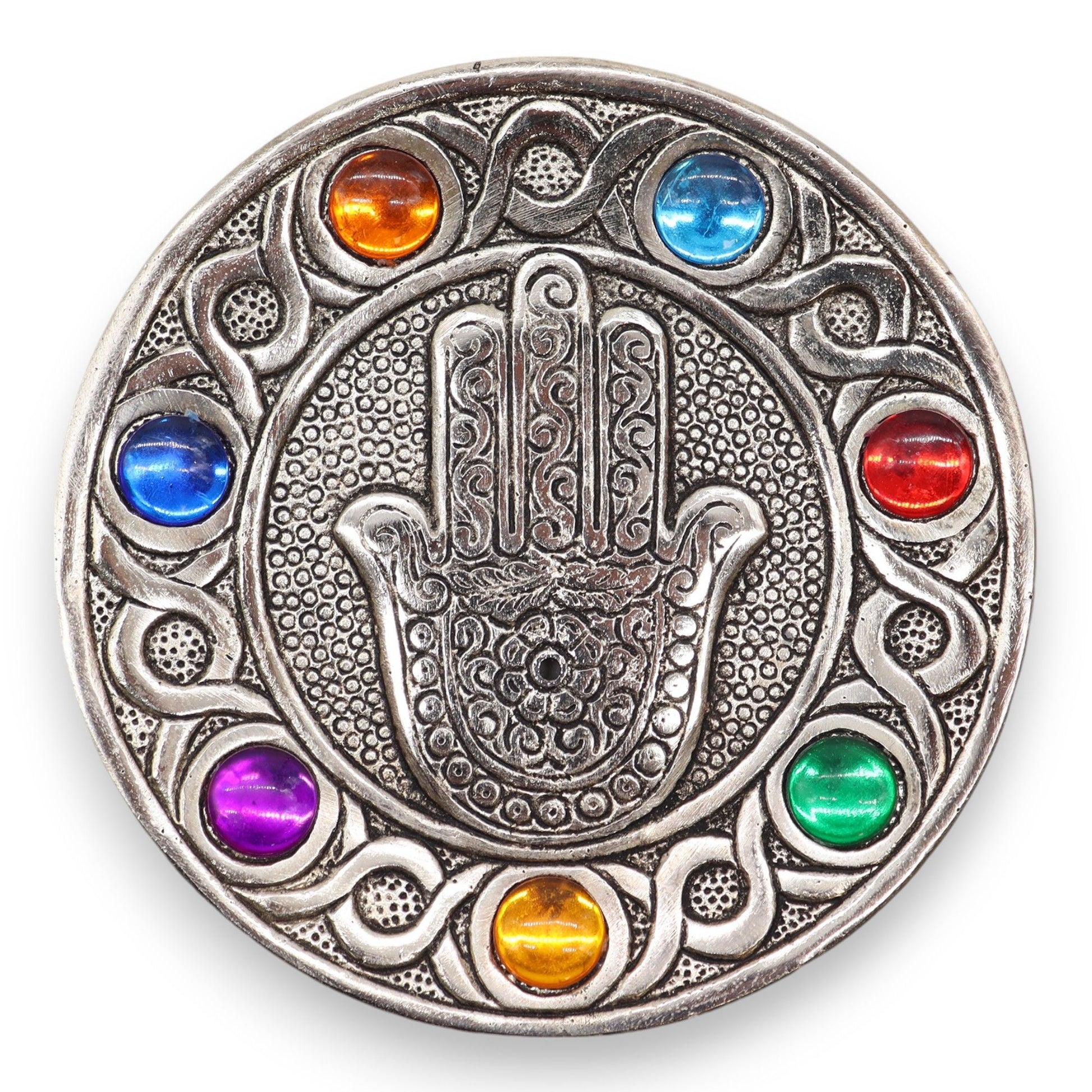 Porte-encens Hamsa 7 Chakras - Protection & Méditation – photo 4