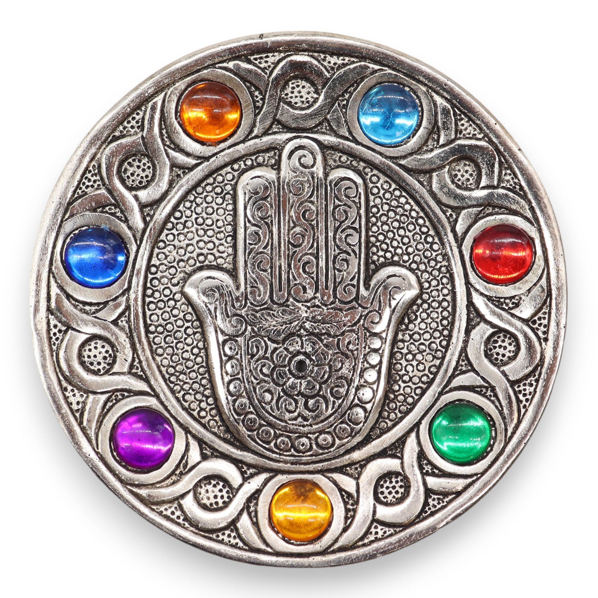 Porte-encens Hamsa 7 Chakras - Protection & Méditation – photo 4