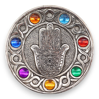 Porte-encens Hamsa 7 Chakras - Protection & Méditation – photo 4