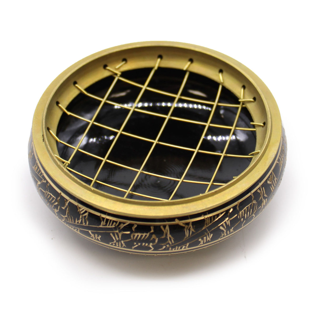 Brûle-Encens Laiton Sculpté - Résines & Charbons – photo 2