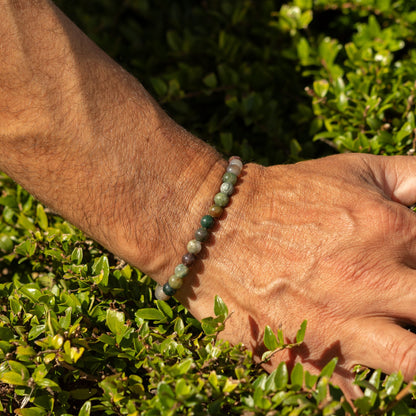 Bracelet Agate Mousse — Perles de 6 mm - photo 4