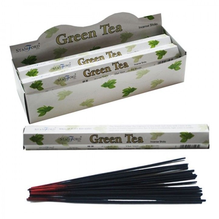 Encens Thé Vert Premium - Relaxation & Purification