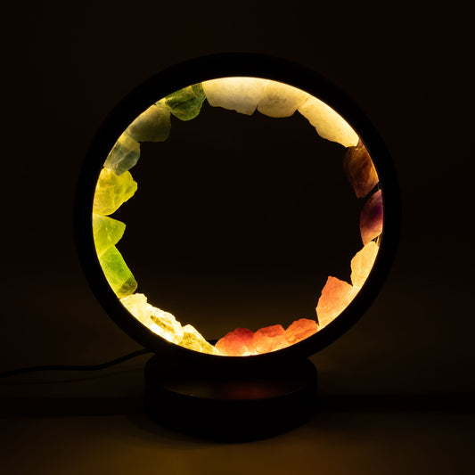 Lampe Halo 7 Chakras — 7 Pierres Naturelles - photo 4
