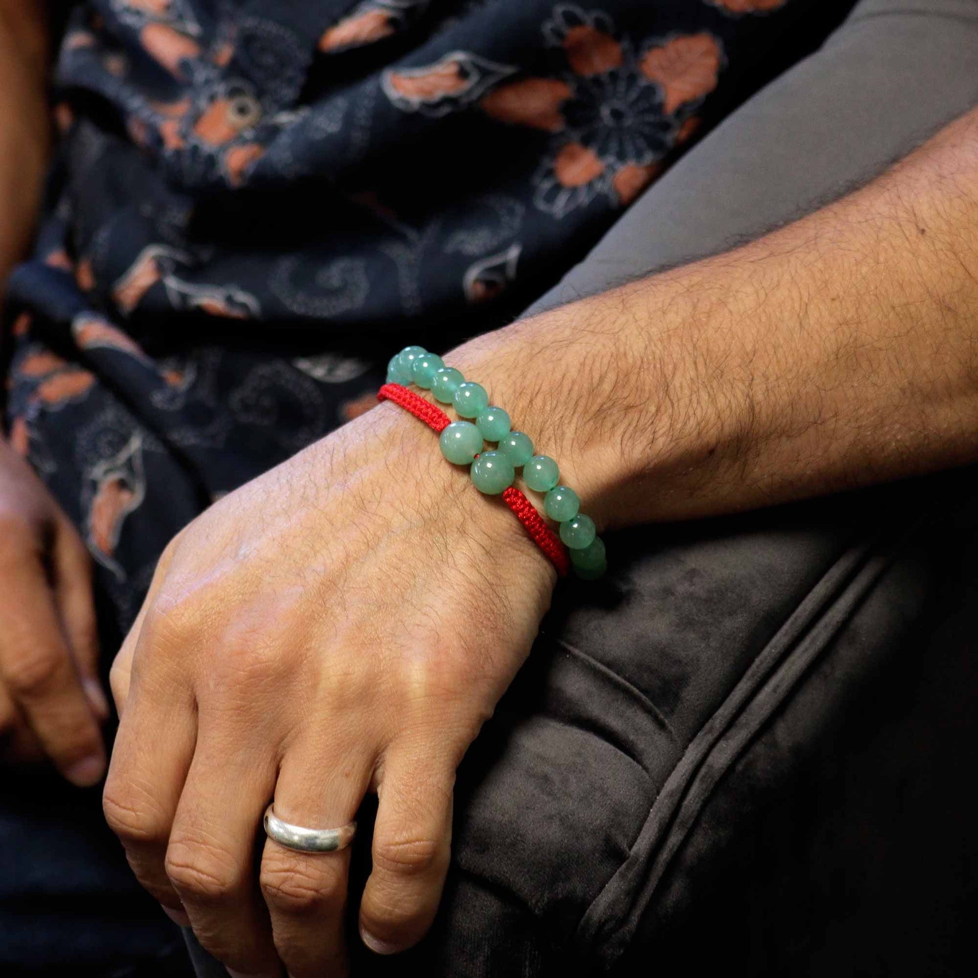 Bracelet double énergie - Jade - photo 3