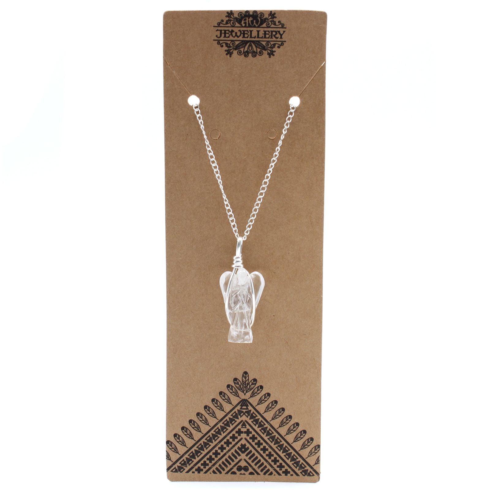 Pendentif Ange Gardien - Cristal de Roche - photo 3