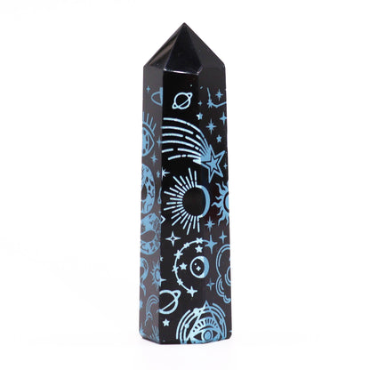 Pointe d'Obsidienne Noire - Mystic Story - sky blue - photo 6