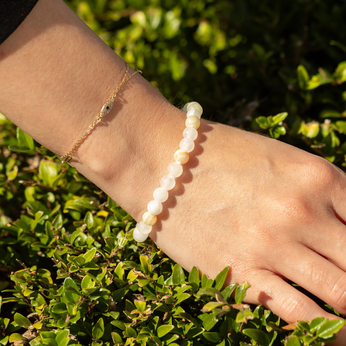 Bracelet Jade — Perles 6 mm — 17 cm - photo 6