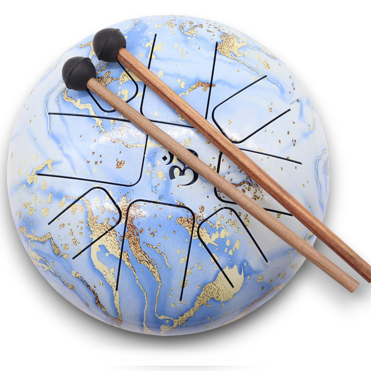 Steel Tongue Drum Happy Drum Blue Sky - 22x18cm – photo 2