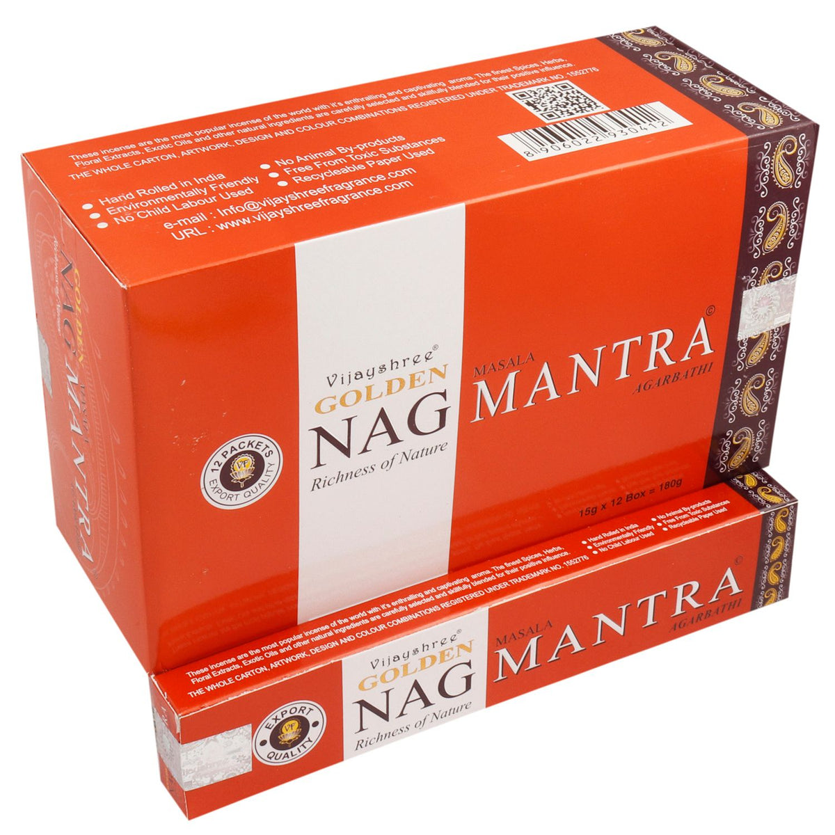 Encens Golden Nag Mantra 15g - Méditation & Paix – photo 2